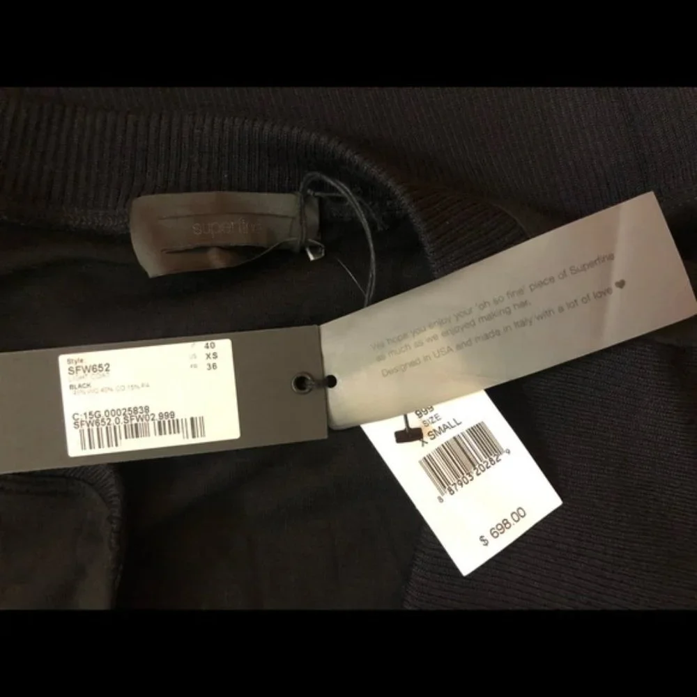 Superfine Chime Asymmetrical Long‎ Wool Sweater